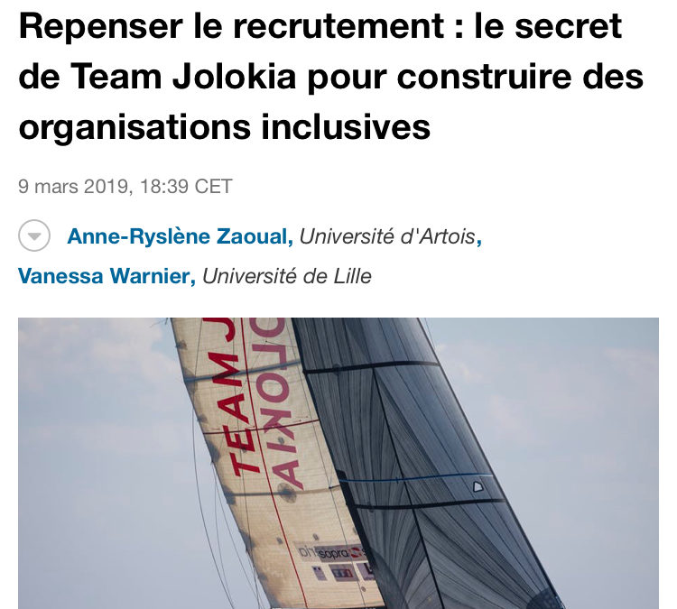 Article dans The Conversation – 09 mars